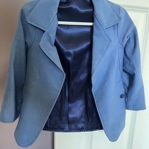 Blue blazer- 2yo toddler size